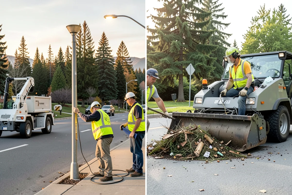 Retention Pond Maintenance in Lake Forest Park, King County, WA - Inspect the pond, outlet structure, embankment, and sediment levels