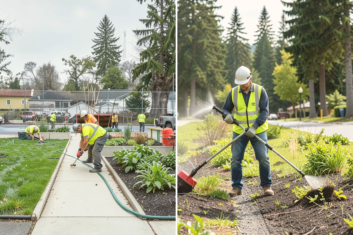 Retention Pond Maintenance in Langley, Island County, WA - Inspect the pond, outlet structure, embankment, and sediment levels