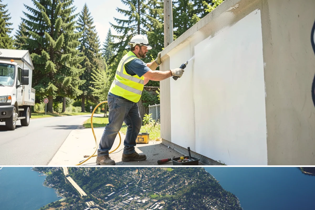 Retention Pond Maintenance in Mercer Island, King County, WA - Pond maintenance, especially sediment removal and outlet servicing, is scheduled in late summer so full storage capacity is...