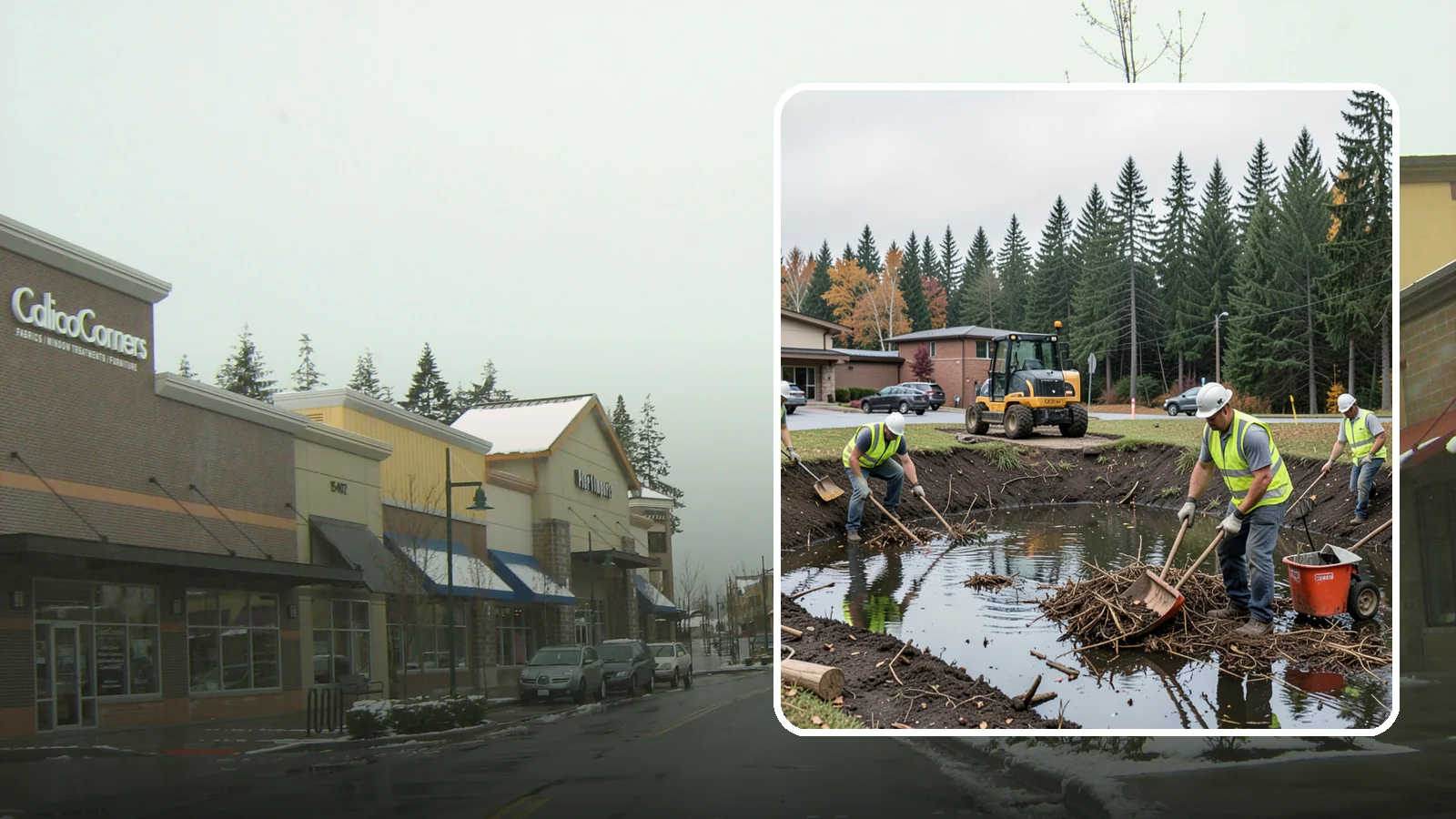 Retention Pond Maintenance in Mill Creek, Snohomish County, WA - Retention and detention pond maintenance that preserves storage capacity, function, and regulatory compliance.