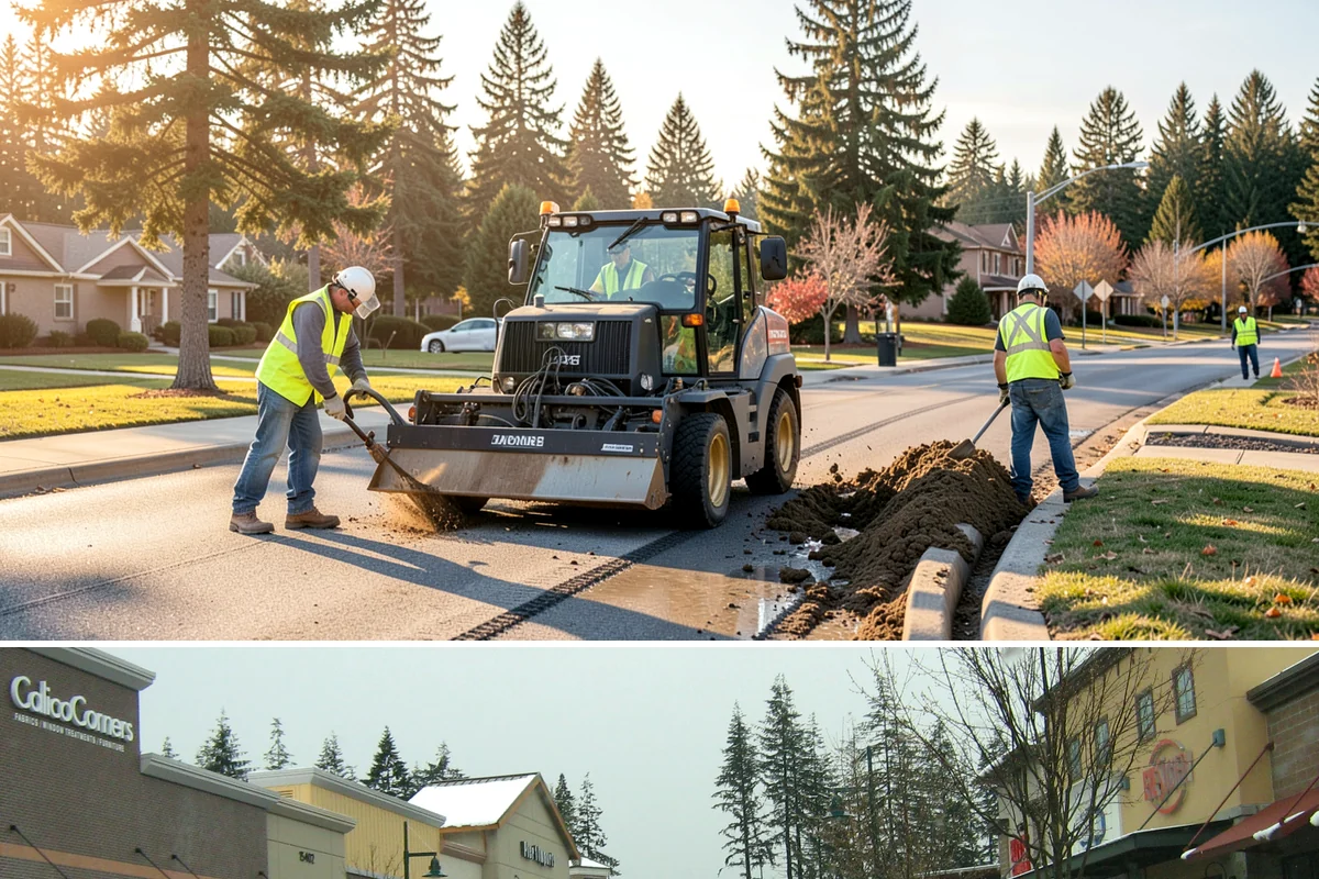 Retention Pond Maintenance in Mill Creek, Snohomish County, WA - Pond maintenance, especially sediment removal and outlet servicing, is scheduled in late summer so full storage capacity is...