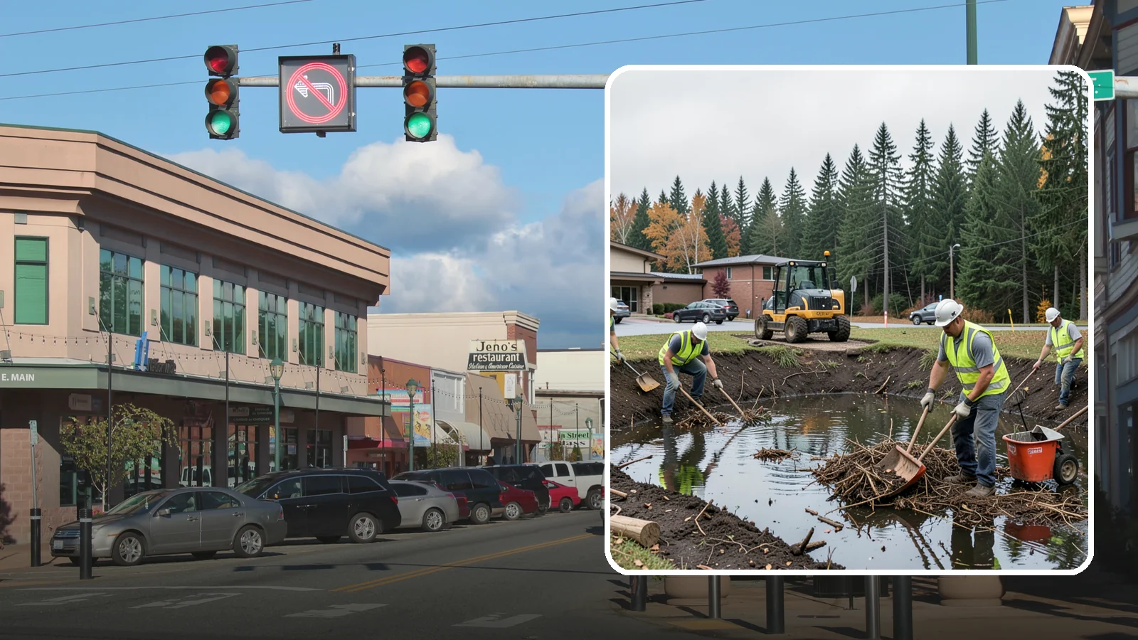 Retention Pond Maintenance in Monroe, Snohomish County, WA - Retention and detention pond maintenance that preserves storage capacity, function, and regulatory compliance.