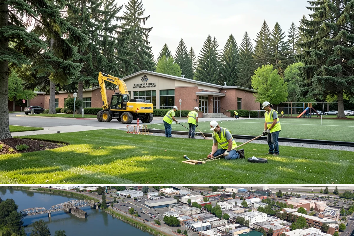 Retention Pond Maintenance in Mount Vernon, Skagit County, WA - Pond maintenance, especially sediment removal and outlet servicing, is scheduled in late summer so full storage capacity is...