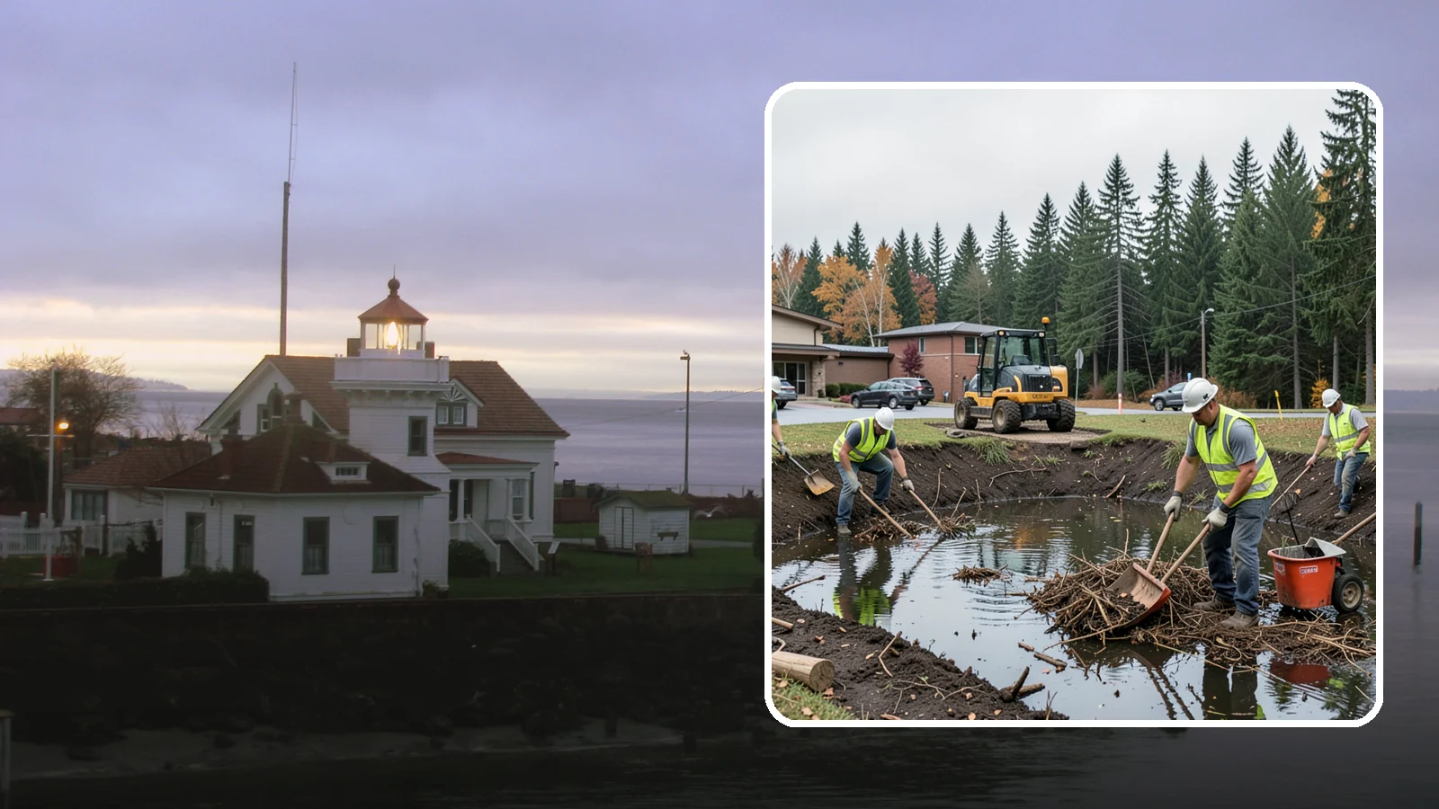 Retention Pond Maintenance in Mukilteo, Snohomish County, WA - Retention and detention pond maintenance that preserves storage capacity, function, and regulatory compliance.