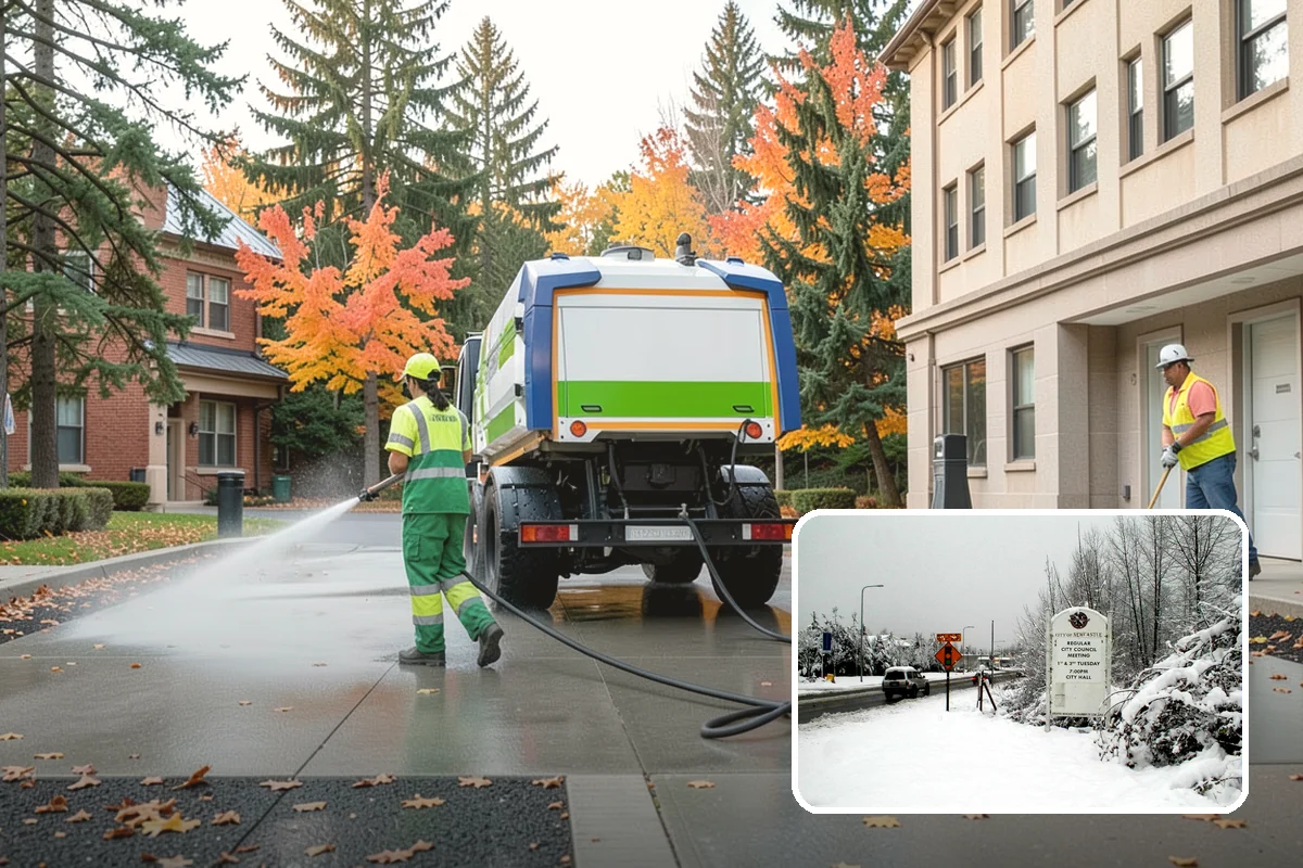 Retention Pond Maintenance in Newcastle, King County, WA - Preserves designed storage and flood-control capacity