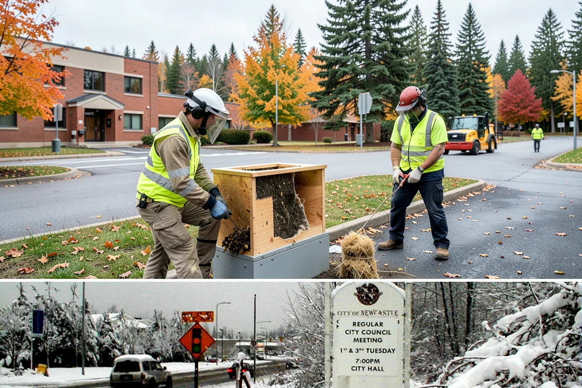 Retention Pond Maintenance in Newcastle, King County, WA - Pond maintenance, especially sediment removal and outlet servicing, is scheduled in late summer so full storage capacity is...