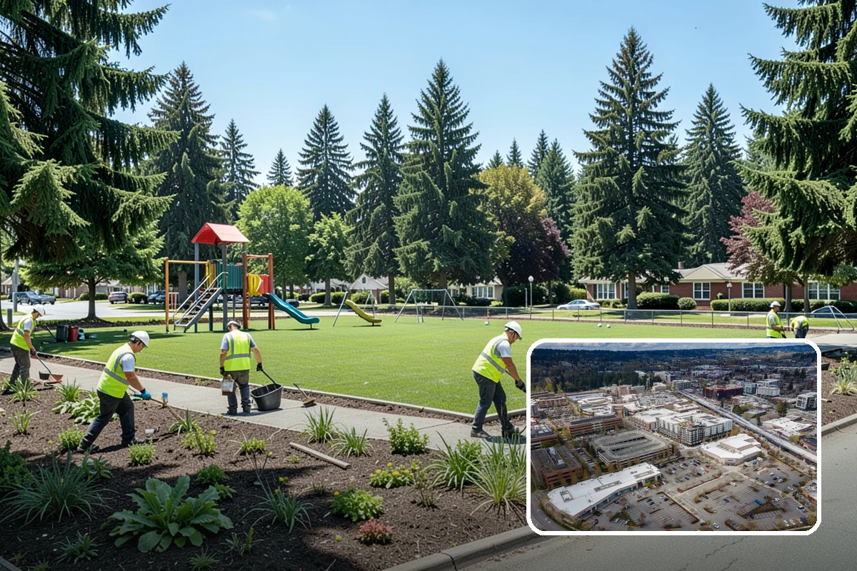 Retention Pond Maintenance in Redmond, King County, WA - Preserves designed storage and flood-control capacity
