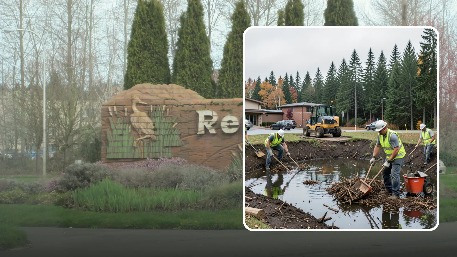 Retention Pond Maintenance in Renton, King County, WA - Retention and detention pond maintenance that preserves storage capacity, function, and regulatory compliance.