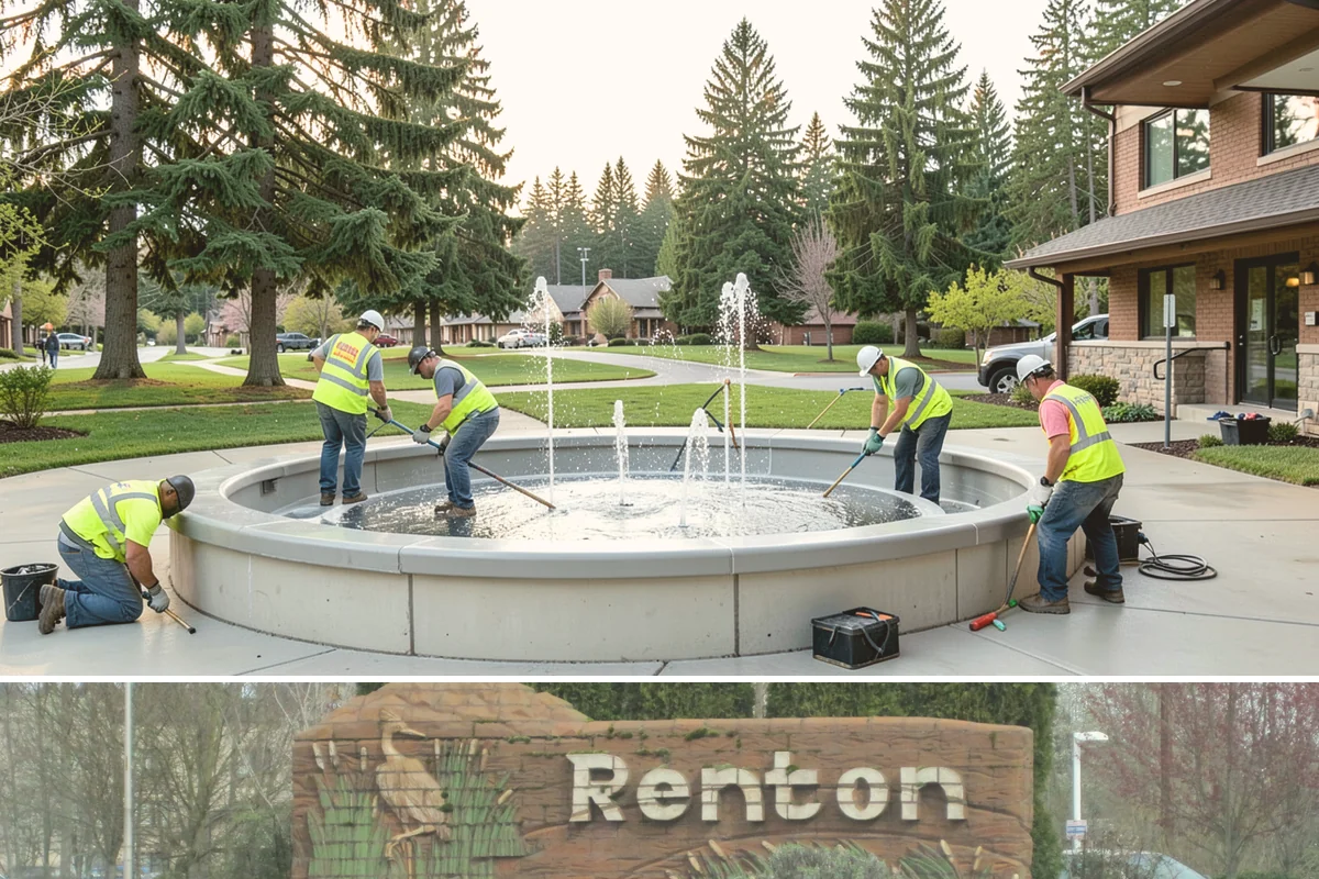 Retention Pond Maintenance in Renton, King County, WA - Pond maintenance, especially sediment removal and outlet servicing, is scheduled in late summer so full storage capacity is...
