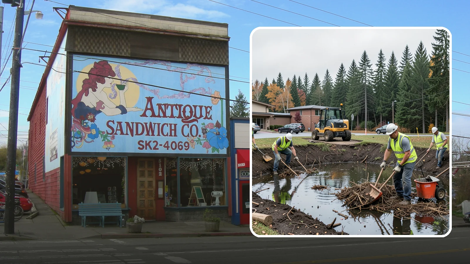 Retention Pond Maintenance in Ruston, Pierce County, WA - Retention and detention pond maintenance that preserves storage capacity, function, and regulatory compliance.