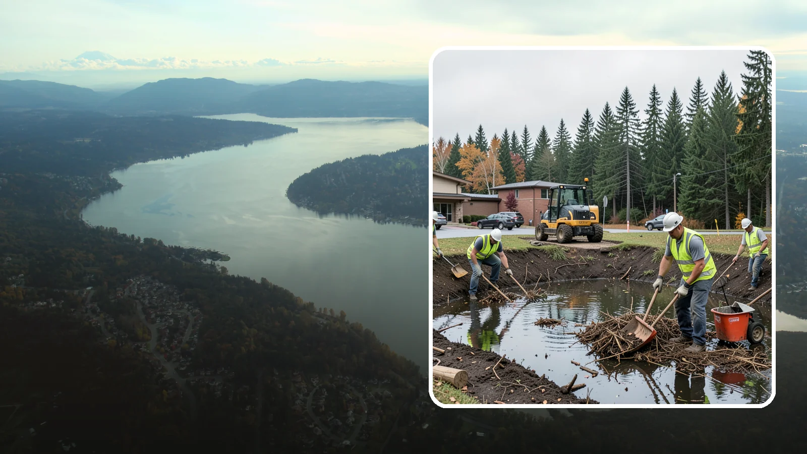 Retention Pond Maintenance in Sammamish, King County, WA - Retention and detention pond maintenance that preserves storage capacity, function, and regulatory compliance.