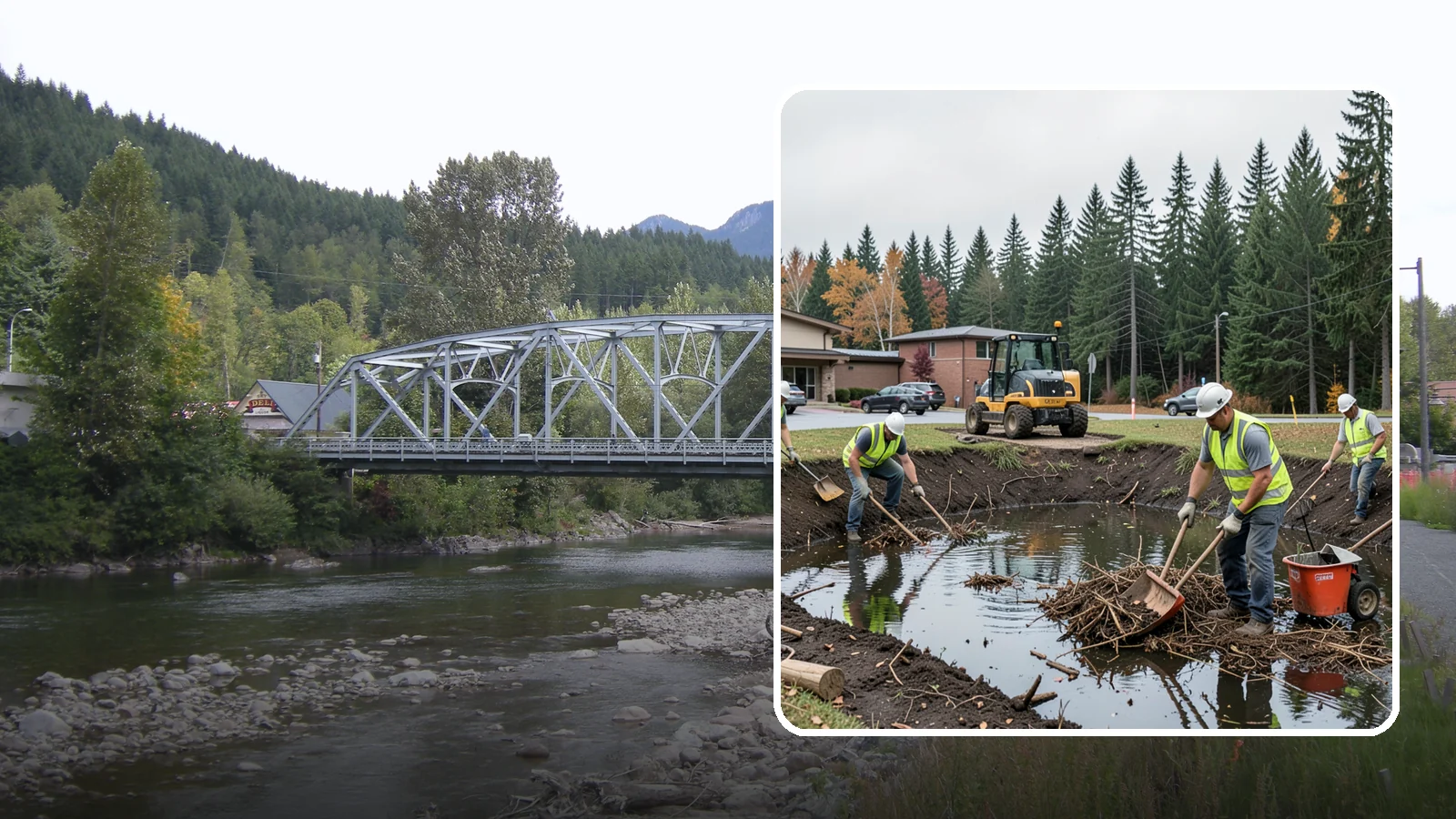 Retention Pond Maintenance in Skykomish, King County, WA - Retention and detention pond maintenance that preserves storage capacity, function, and regulatory compliance.