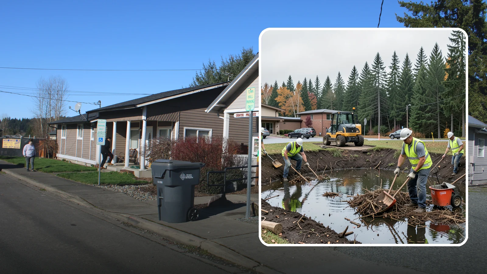Retention Pond Maintenance in South Prairie, Pierce County, WA - Retention and detention pond maintenance that preserves storage capacity, function, and regulatory compliance.