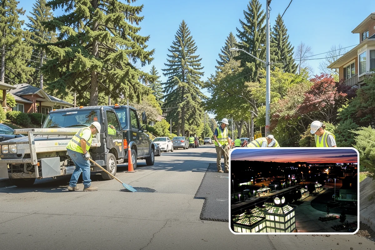 Right-of-Way Maintenance in Auburn, King County, WA - Improved roadside safety and driver visibility