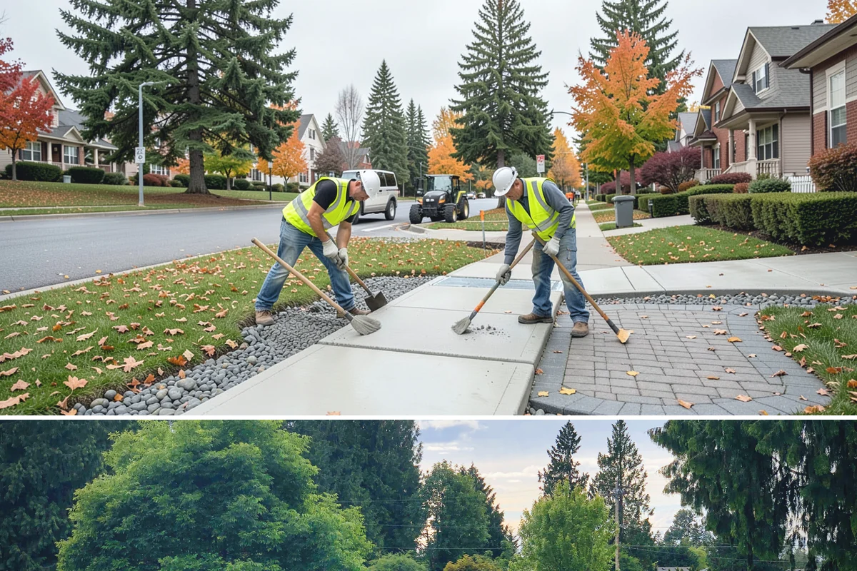Right-of-Way Maintenance in Bonney Lake, Pierce County, WA - Growth-season mowing and brush passes concentrate from late spring through early fall, with storm-driven clearing and drainage...