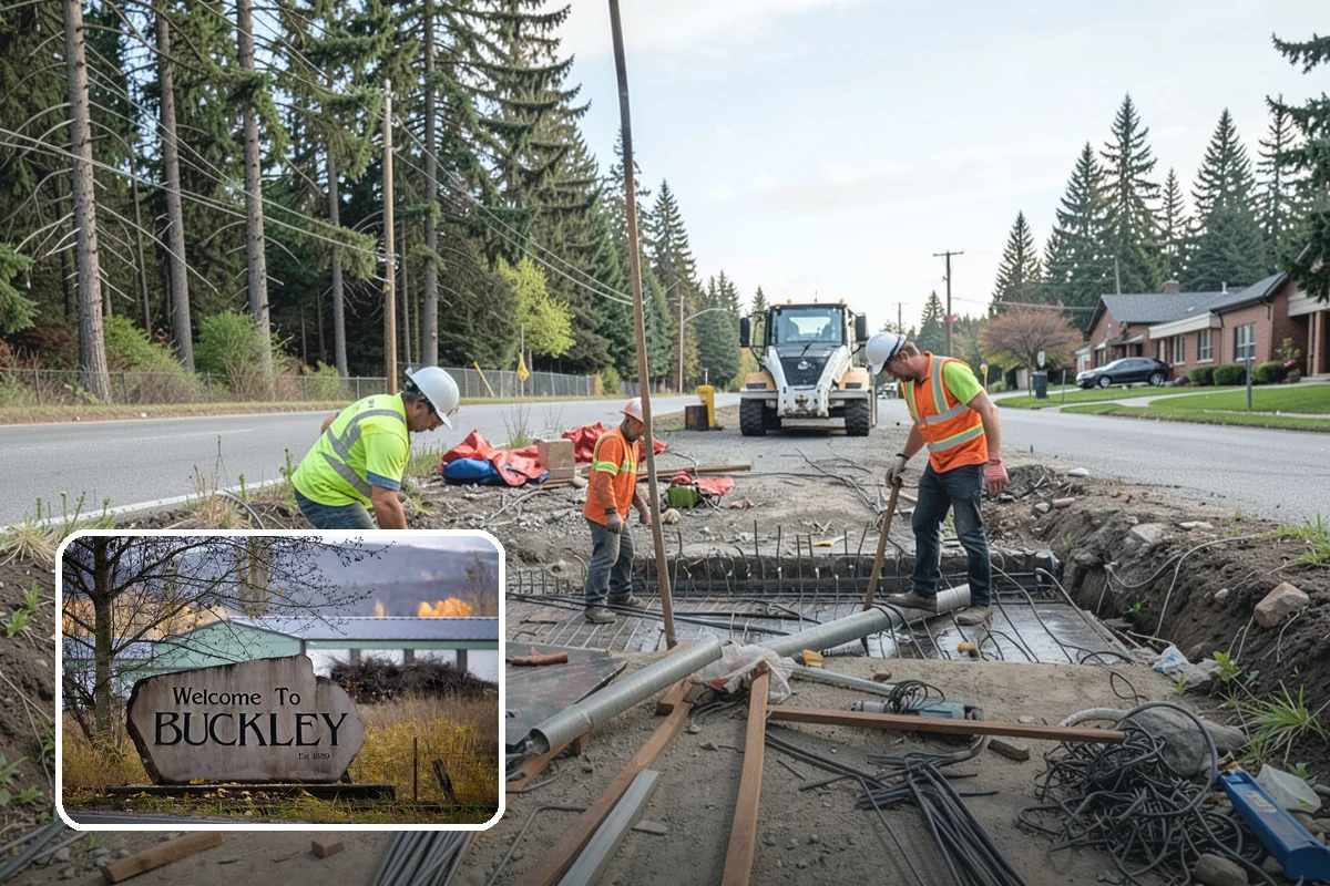 Right-of-Way Maintenance in Buckley, Pierce County, WA - Improved roadside safety and driver visibility