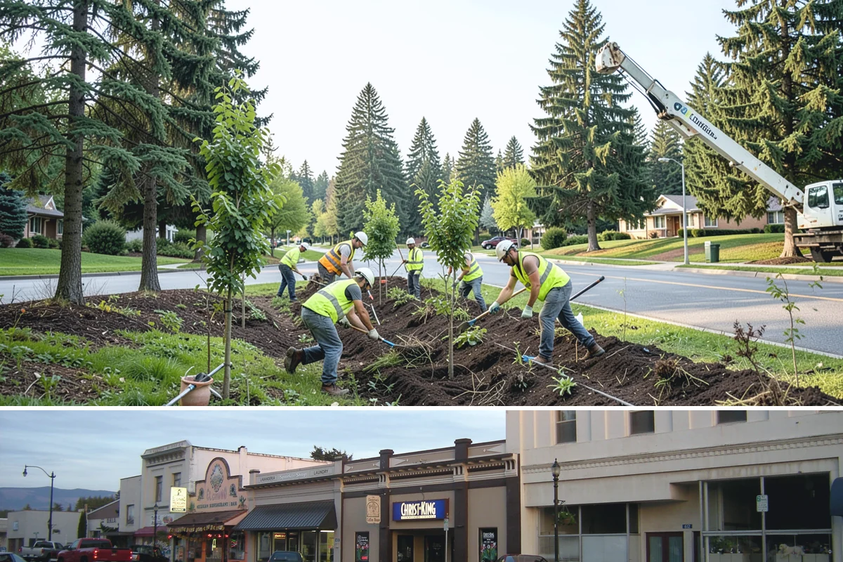 Right-of-Way Maintenance in Burlington, Skagit County, WA - Growth-season mowing and brush passes concentrate from late spring through early fall, with storm-driven clearing and drainage...