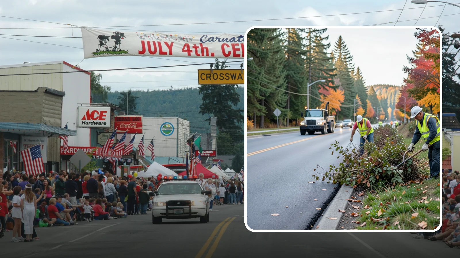 Right-of-Way Maintenance in Carnation, King County, WA - Vegetation and appearance management along public rights-of-way to maintain safety, access, and clearance.