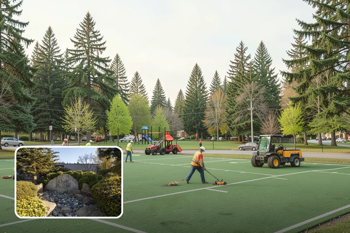 Right-of-Way Maintenance in Clyde Hill, King County, WA - Improved roadside safety and driver visibility