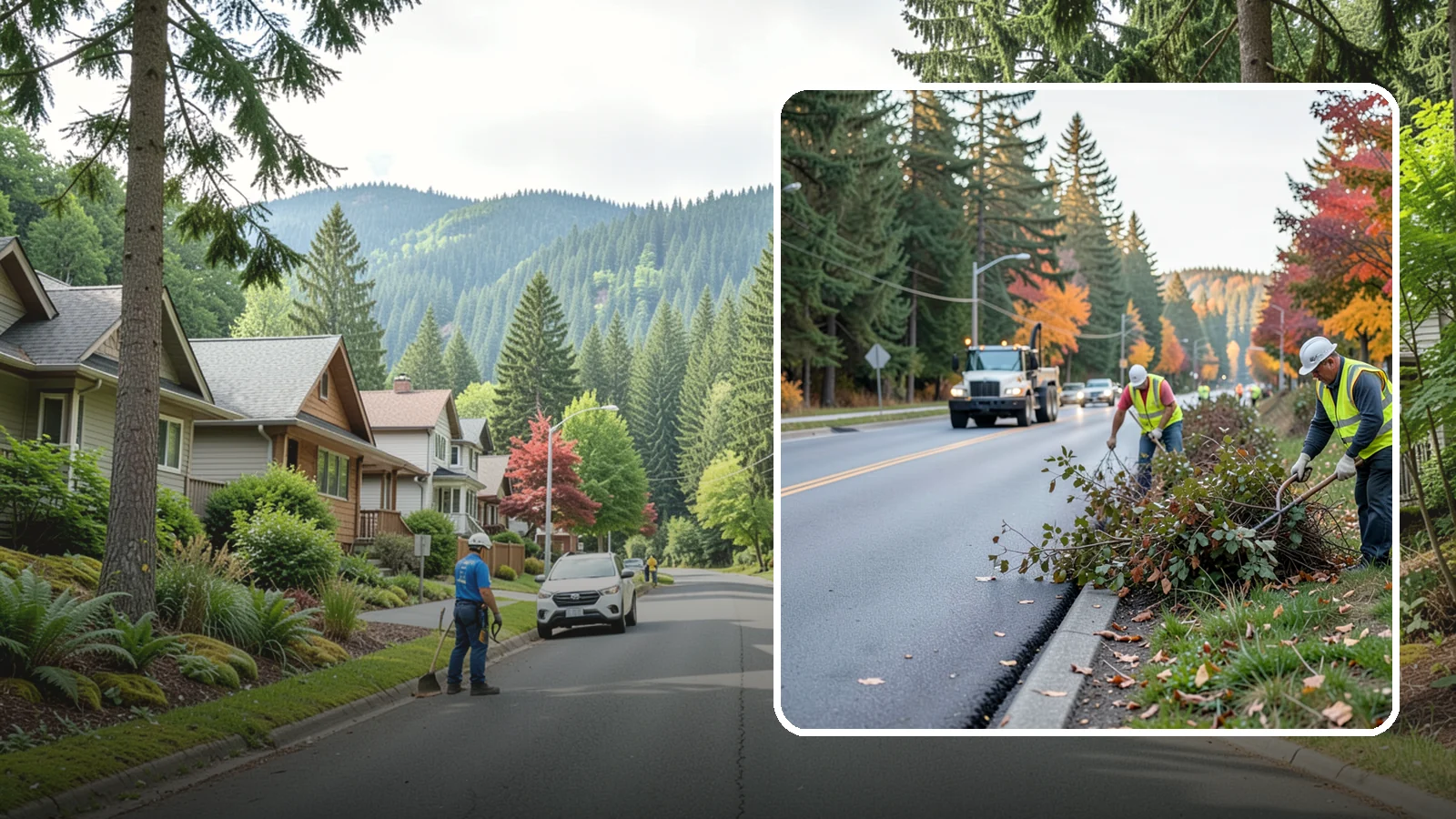 Right-of-Way Maintenance in Darrington, Snohomish County, WA - Vegetation and appearance management along public rights-of-way to maintain safety, access, and clearance.