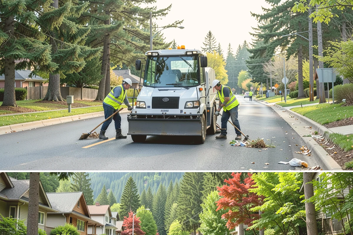 Right-of-Way Maintenance in Darrington, Snohomish County, WA - Growth-season mowing and brush passes concentrate from late spring through early fall, with storm-driven clearing and drainage...