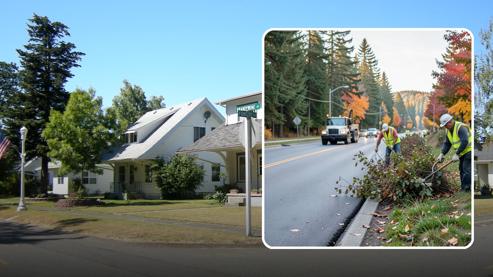 Right-of-Way Maintenance in DuPont, Pierce County, WA - Vegetation and appearance management along public rights-of-way to maintain safety, access, and clearance.