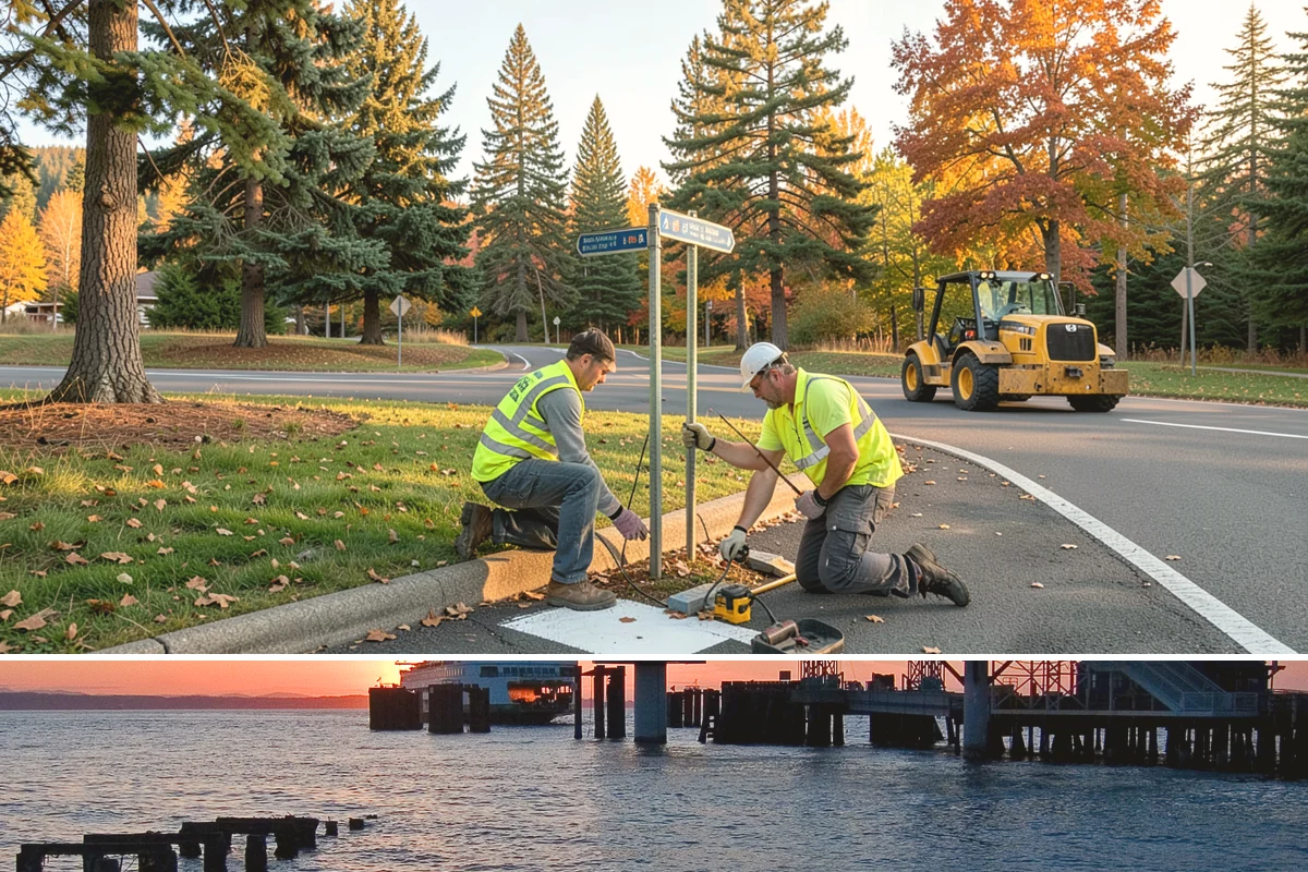Right-of-Way Maintenance in Edmonds, Snohomish County, WA - Growth-season mowing and brush passes concentrate from late spring through early fall, with storm-driven clearing and drainage...