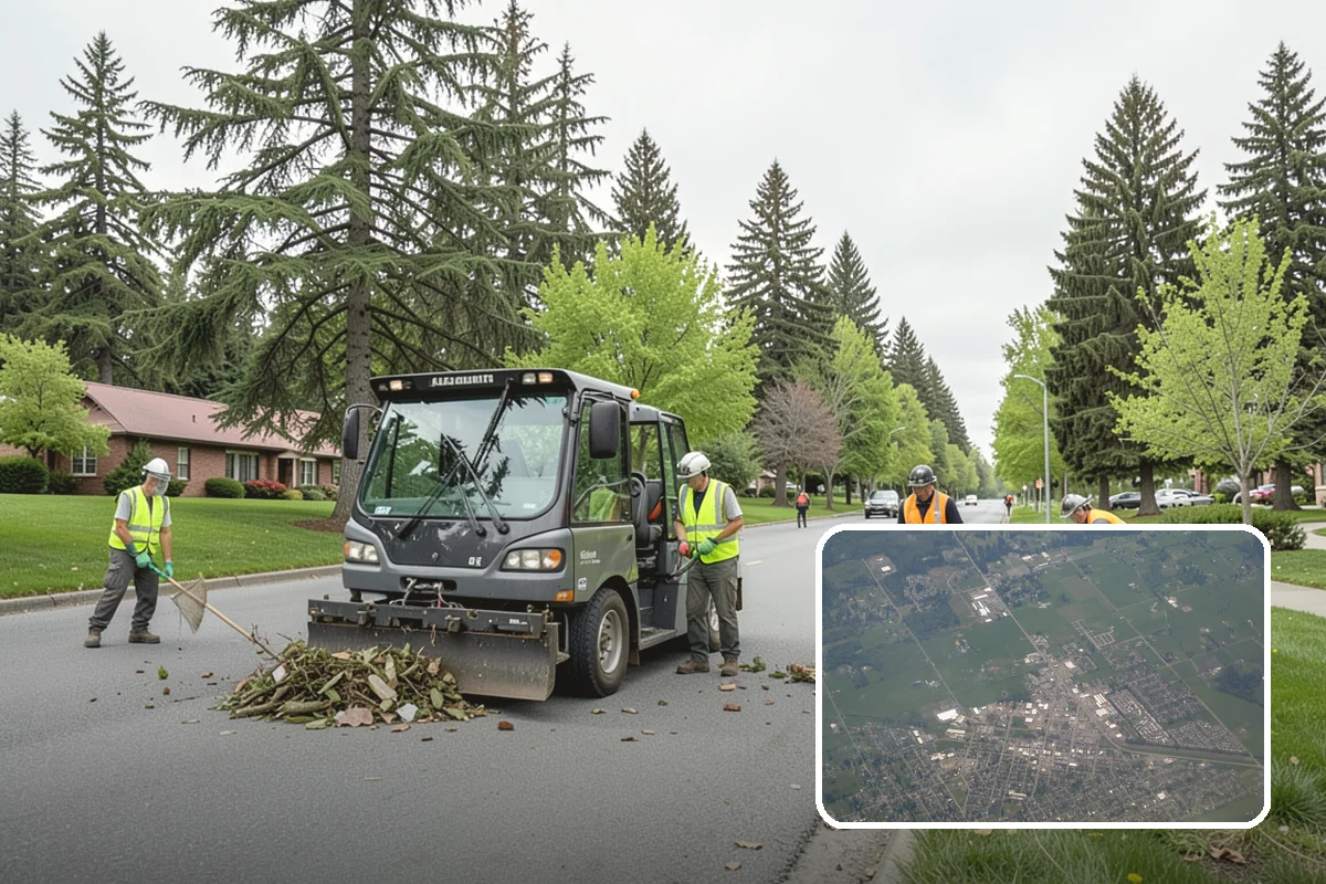 Right-of-Way Maintenance in Enumclaw, King County, WA - Improved roadside safety and driver visibility