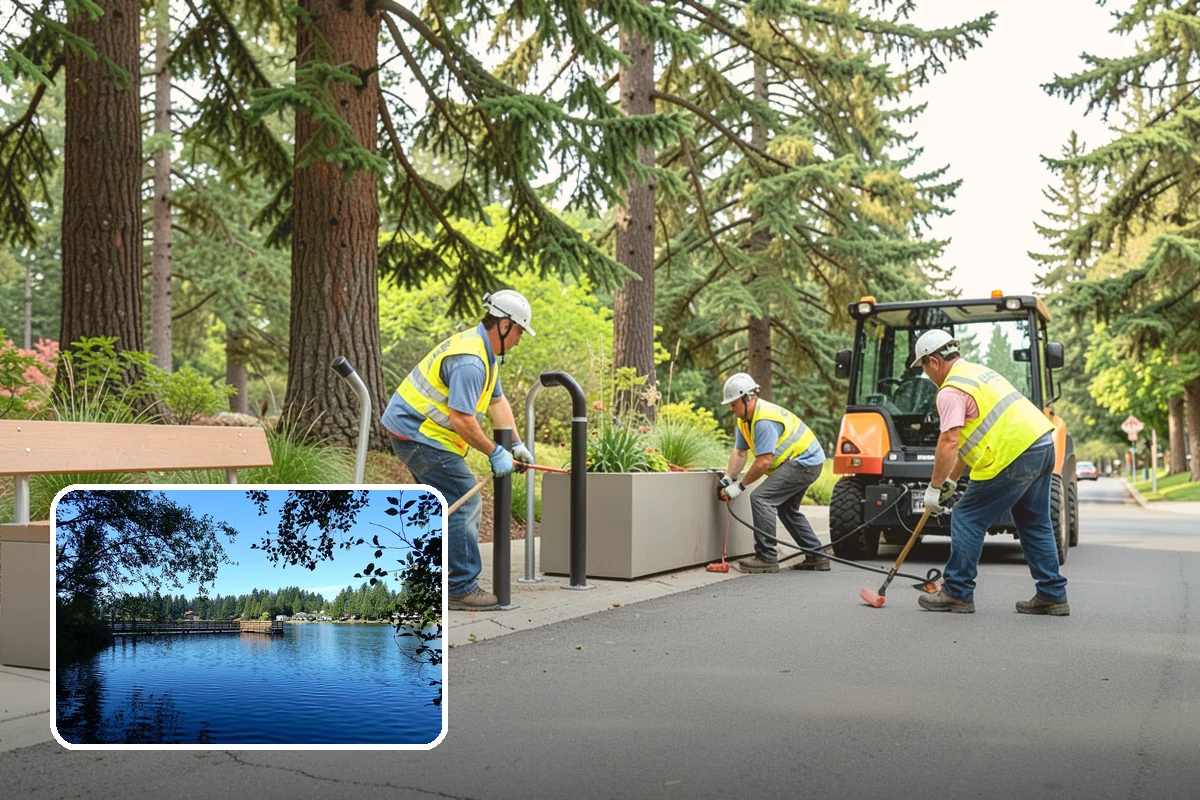 Right-of-Way Maintenance in Federal Way, King County, WA - Improved roadside safety and driver visibility