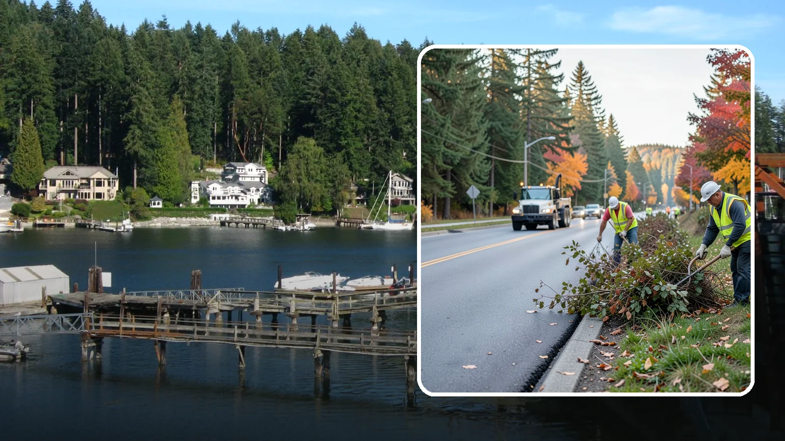 Right-of-Way Maintenance in Gig Harbor, Pierce County, WA - Vegetation and appearance management along public rights-of-way to maintain safety, access, and clearance.
