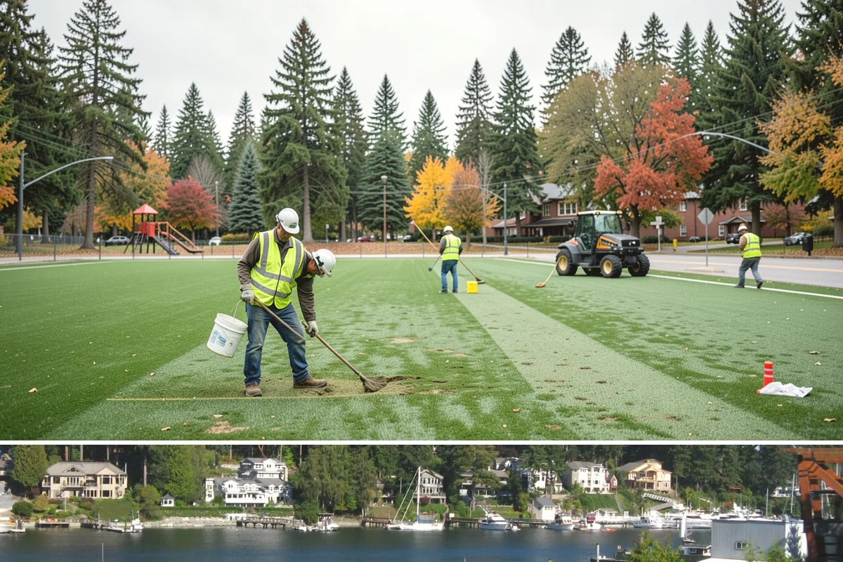 Right-of-Way Maintenance in Gig Harbor, Pierce County, WA - Growth-season mowing and brush passes concentrate from late spring through early fall, with storm-driven clearing and drainage...