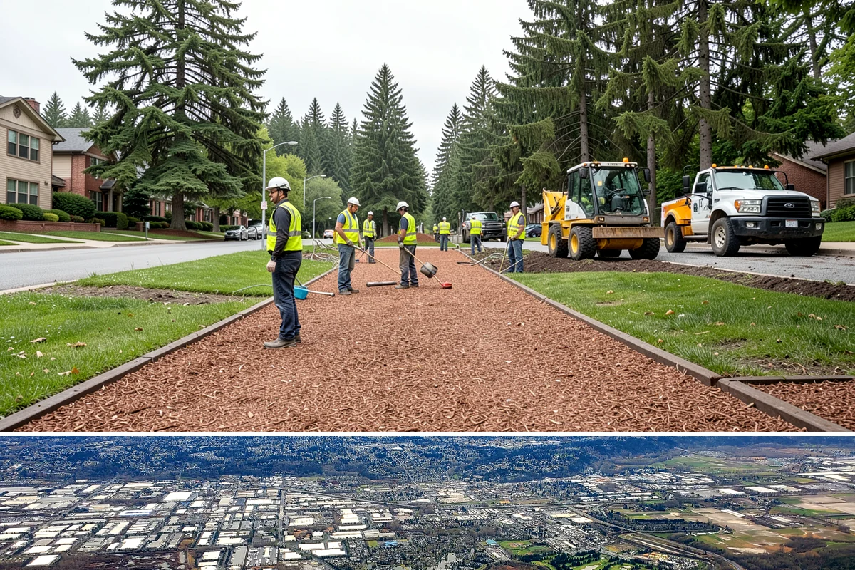 Right-of-Way Maintenance in Kent, King County, WA - Growth-season mowing and brush passes concentrate from late spring through early fall, with storm-driven clearing and drainage...