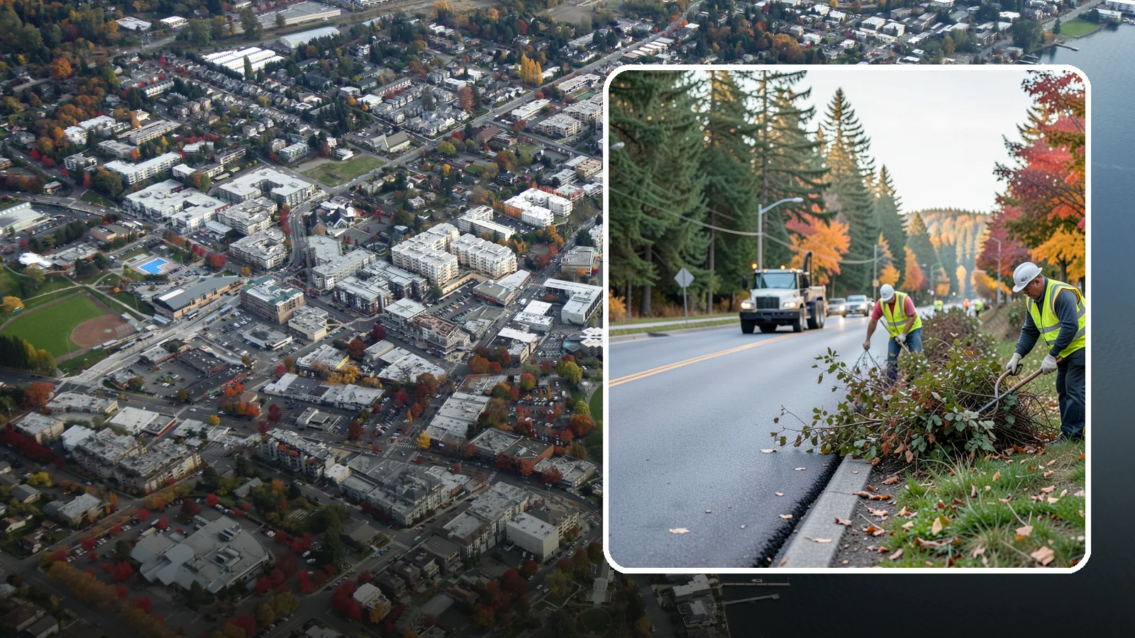 Right-of-Way Maintenance in Kirkland, King County, WA - Vegetation and appearance management along public rights-of-way to maintain safety, access, and clearance.