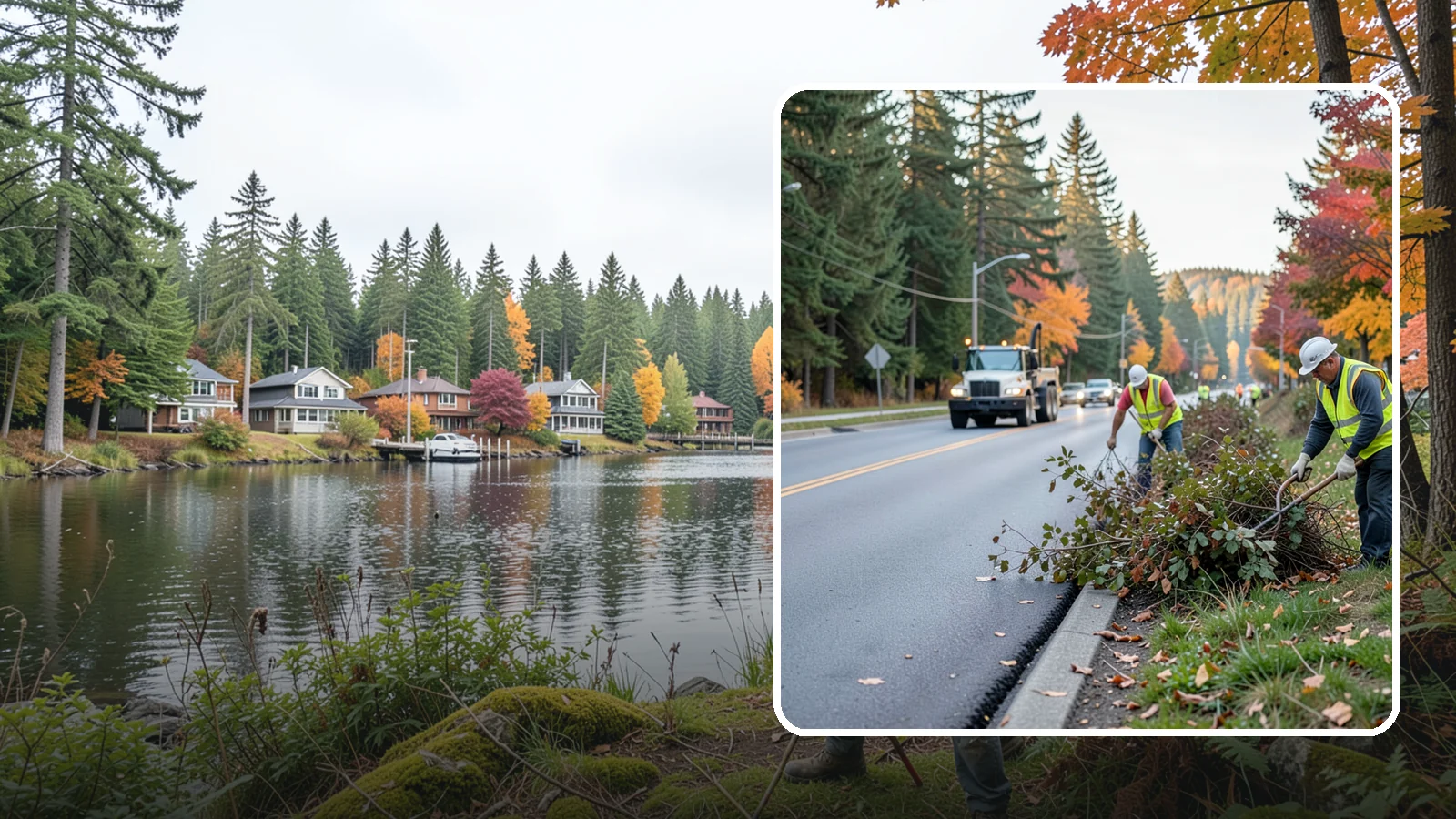 Right-of-Way Maintenance in La Conner, Skagit County, WA - Vegetation and appearance management along public rights-of-way to maintain safety, access, and clearance.