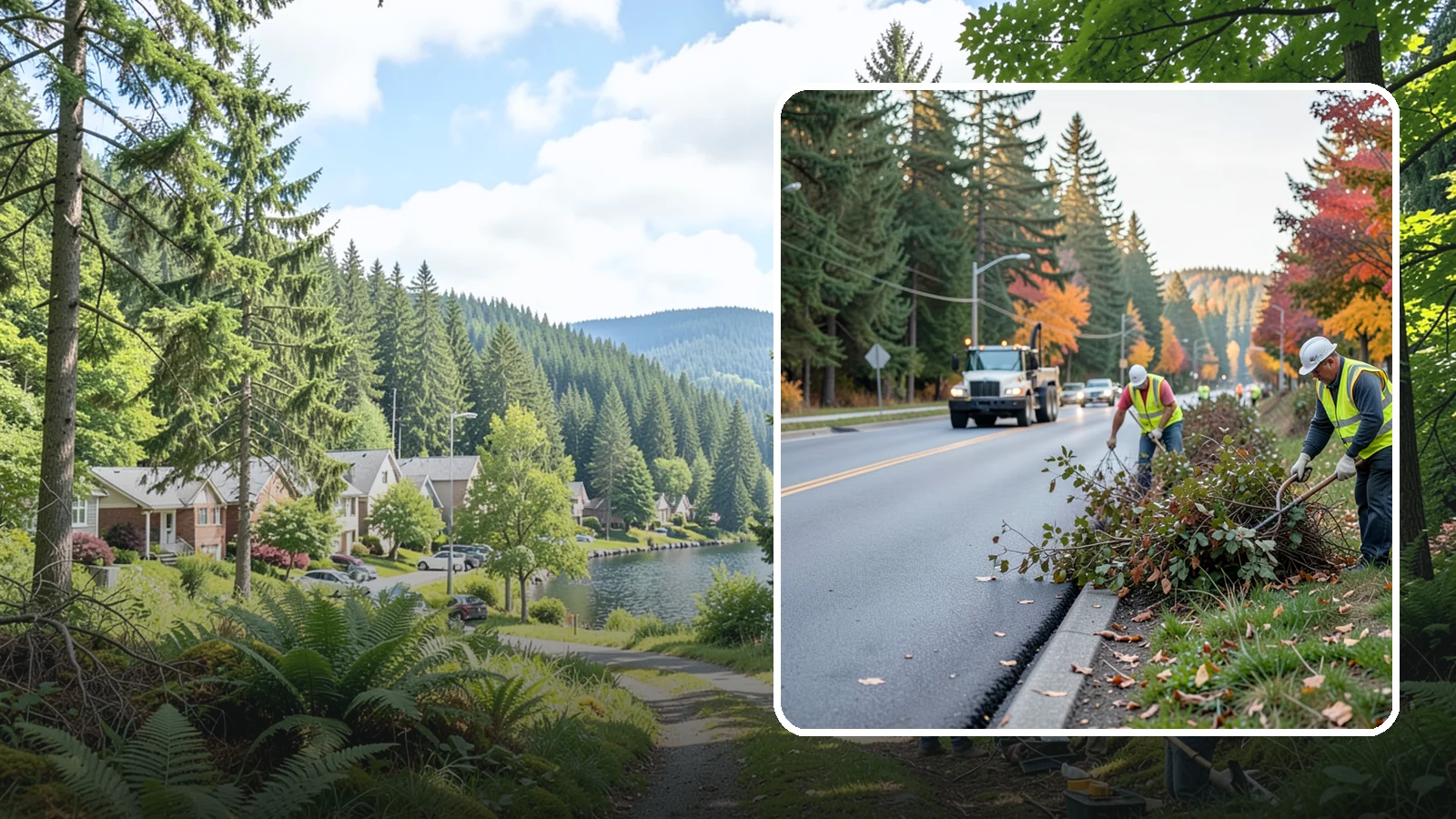 Right-of-Way Maintenance in Lake Forest Park, King County, WA - Vegetation and appearance management along public rights-of-way to maintain safety, access, and clearance.