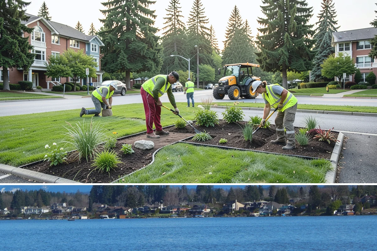 Right-of-Way Maintenance in Lake Stevens, Snohomish County, WA - Growth-season mowing and brush passes concentrate from late spring through early fall, with storm-driven clearing and drainage...