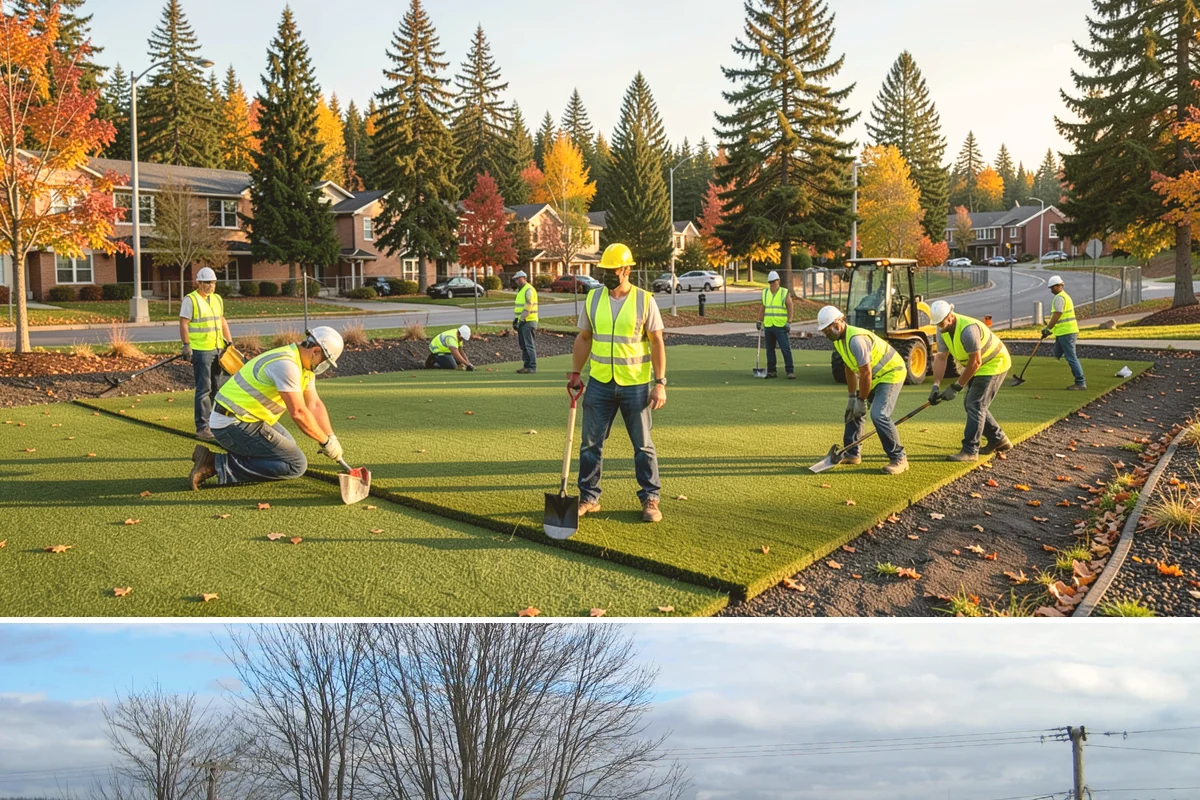 Right-of-Way Maintenance in Langley, Island County, WA - Growth-season mowing and brush passes concentrate from late spring through early fall, with storm-driven clearing and drainage...