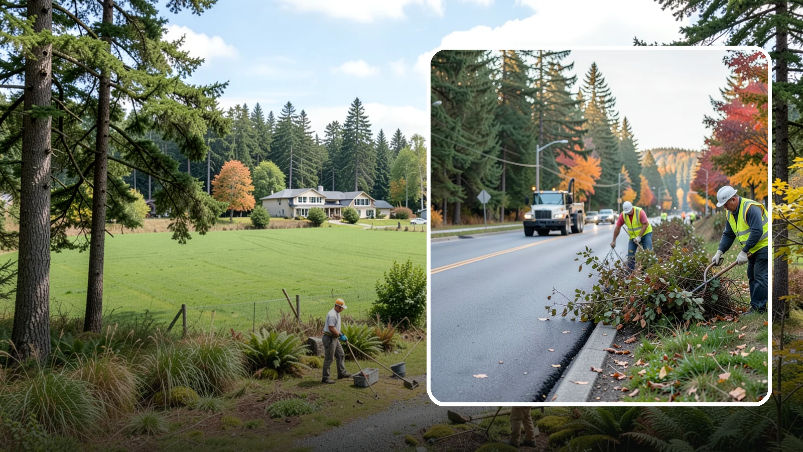 Right-of-Way Maintenance in Lyman, Skagit County, WA - Vegetation and appearance management along public rights-of-way to maintain safety, access, and clearance.