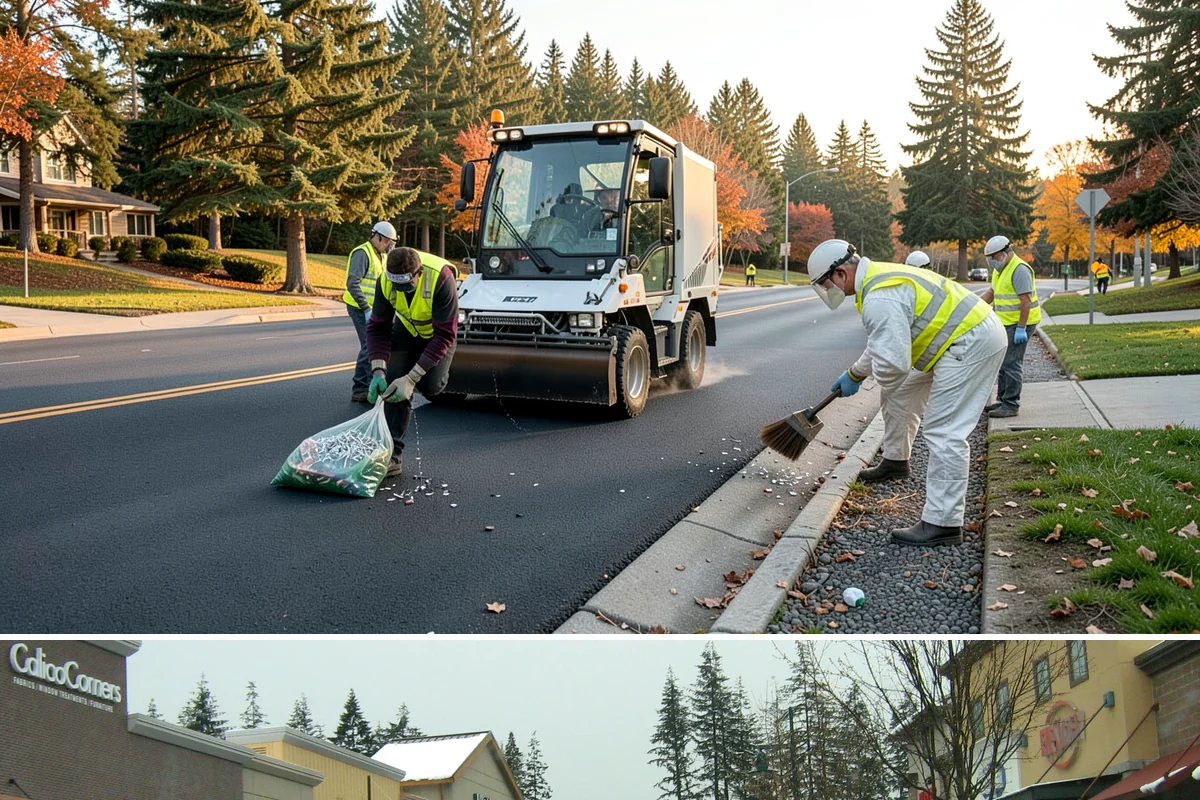 Right-of-Way Maintenance in Mill Creek, Snohomish County, WA - Growth-season mowing and brush passes concentrate from late spring through early fall, with storm-driven clearing and drainage...