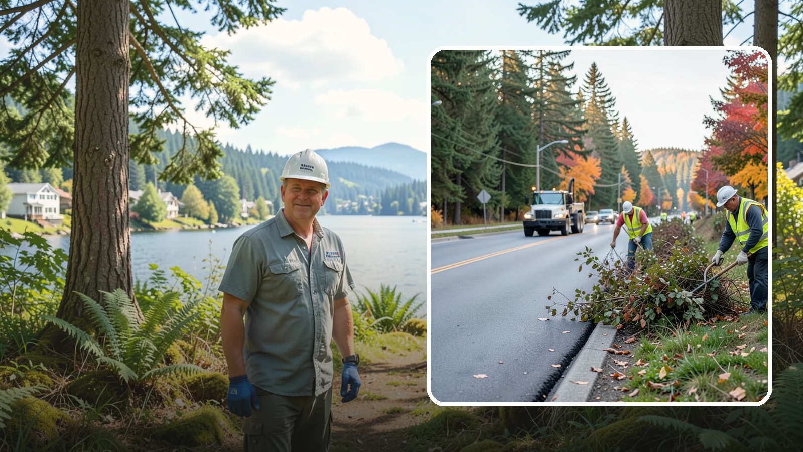 Right-of-Way Maintenance in Milton, King County, WA - Vegetation and appearance management along public rights-of-way to maintain safety, access, and clearance.