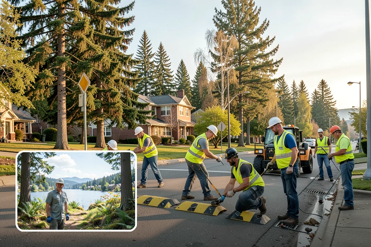 Right-of-Way Maintenance in Milton, King County, WA - Improved roadside safety and driver visibility