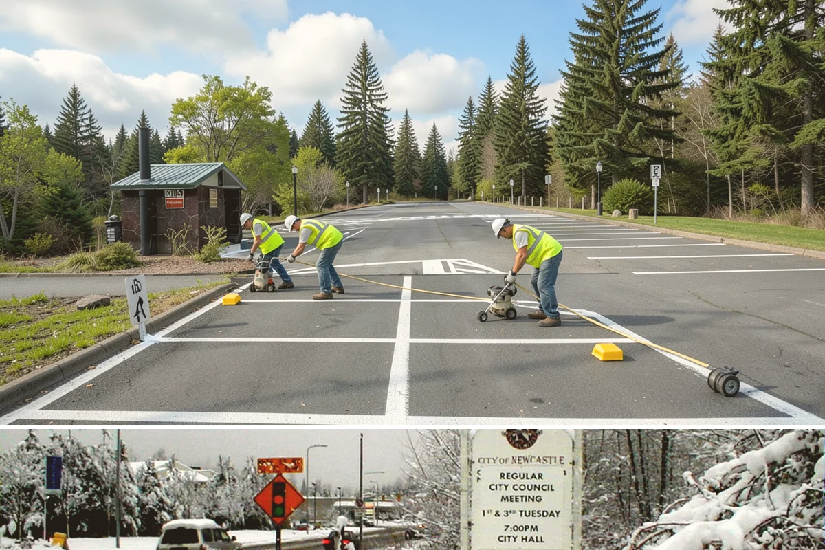 Right-of-Way Maintenance in Newcastle, King County, WA - Growth-season mowing and brush passes concentrate from late spring through early fall, with storm-driven clearing and drainage...