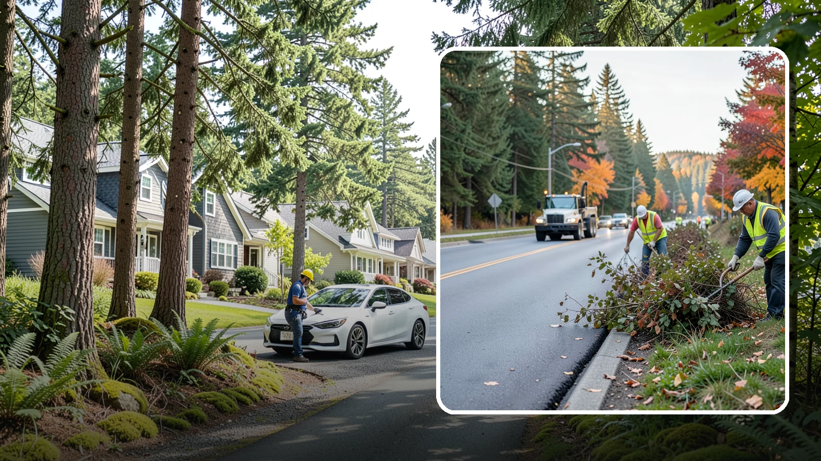 Right-of-Way Maintenance in Normandy Park, King County, WA - Vegetation and appearance management along public rights-of-way to maintain safety, access, and clearance.