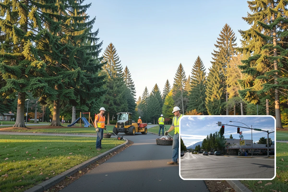 Right-of-Way Maintenance in North Bend, King County, WA - Improved roadside safety and driver visibility