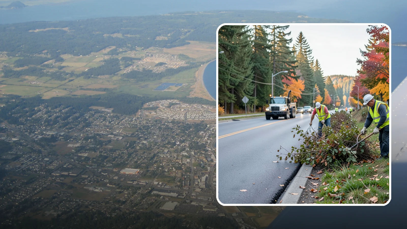 Right-of-Way Maintenance in Oak Harbor, Island County, WA - Vegetation and appearance management along public rights-of-way to maintain safety, access, and clearance.