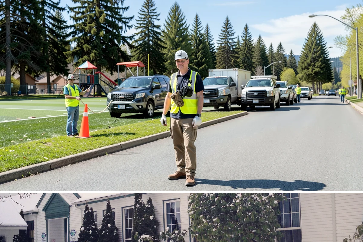 Right-of-Way Maintenance in Pacific, King County, WA - Growth-season mowing and brush passes concentrate from late spring through early fall, with storm-driven clearing and drainage...