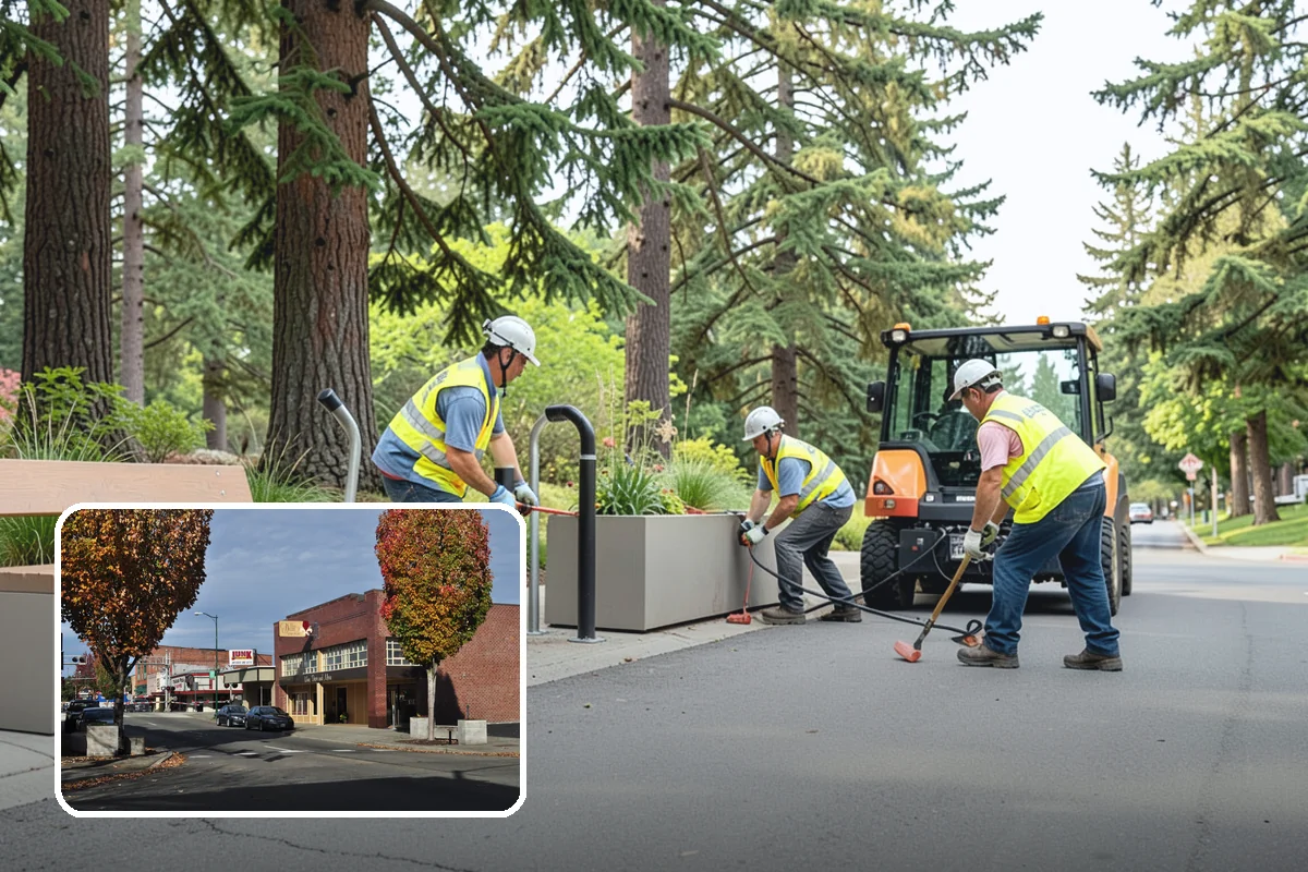 Right-of-Way Maintenance in Puyallup, Pierce County, WA - Improved roadside safety and driver visibility