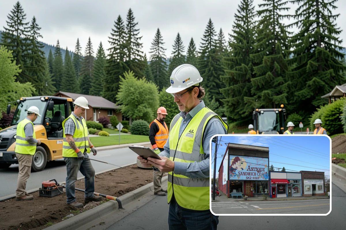 Right-of-Way Maintenance in Ruston, Pierce County, WA - Improved roadside safety and driver visibility