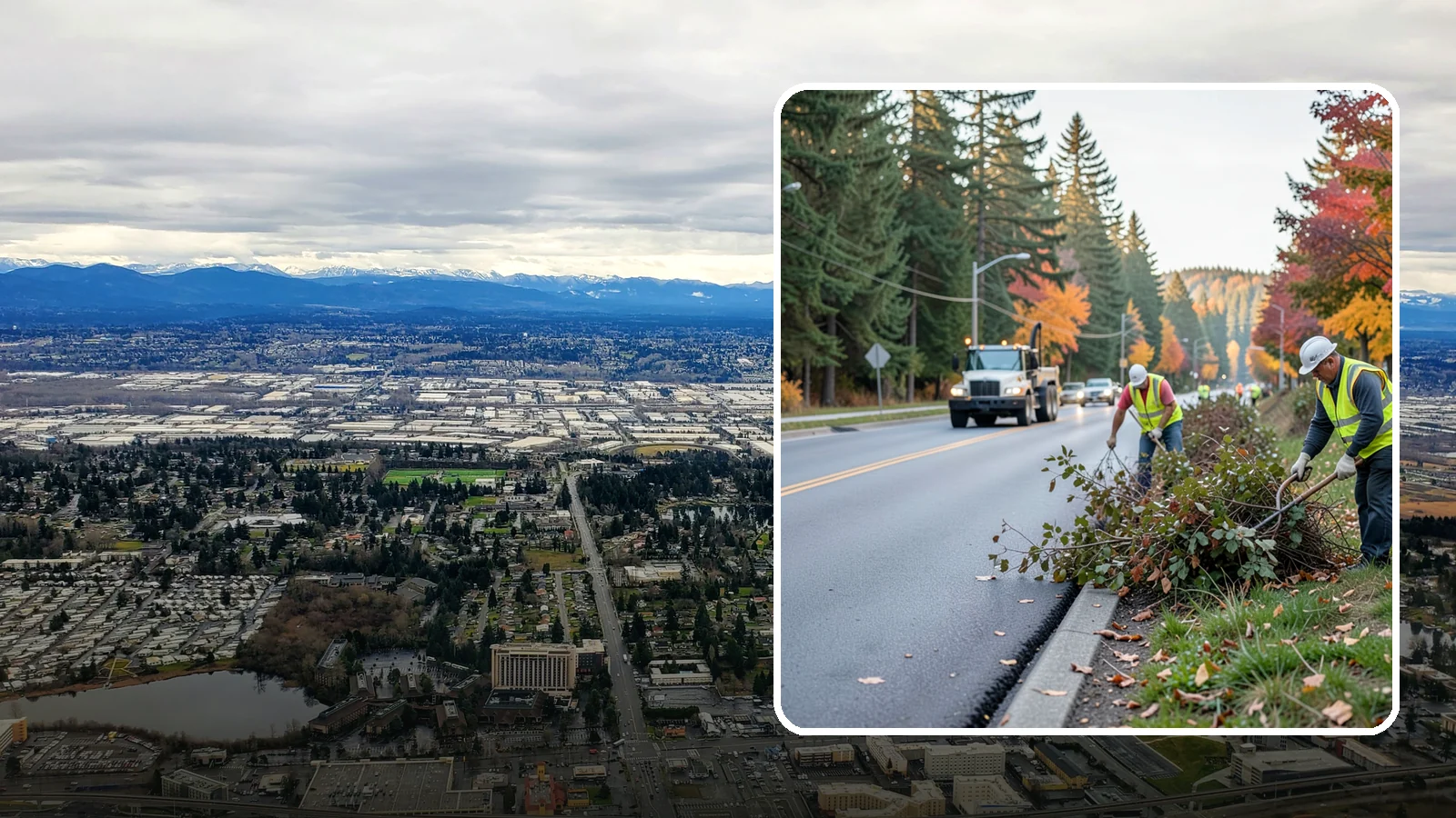 Right-of-Way Maintenance in SeaTac, King County, WA - Vegetation and appearance management along public rights-of-way to maintain safety, access, and clearance.
