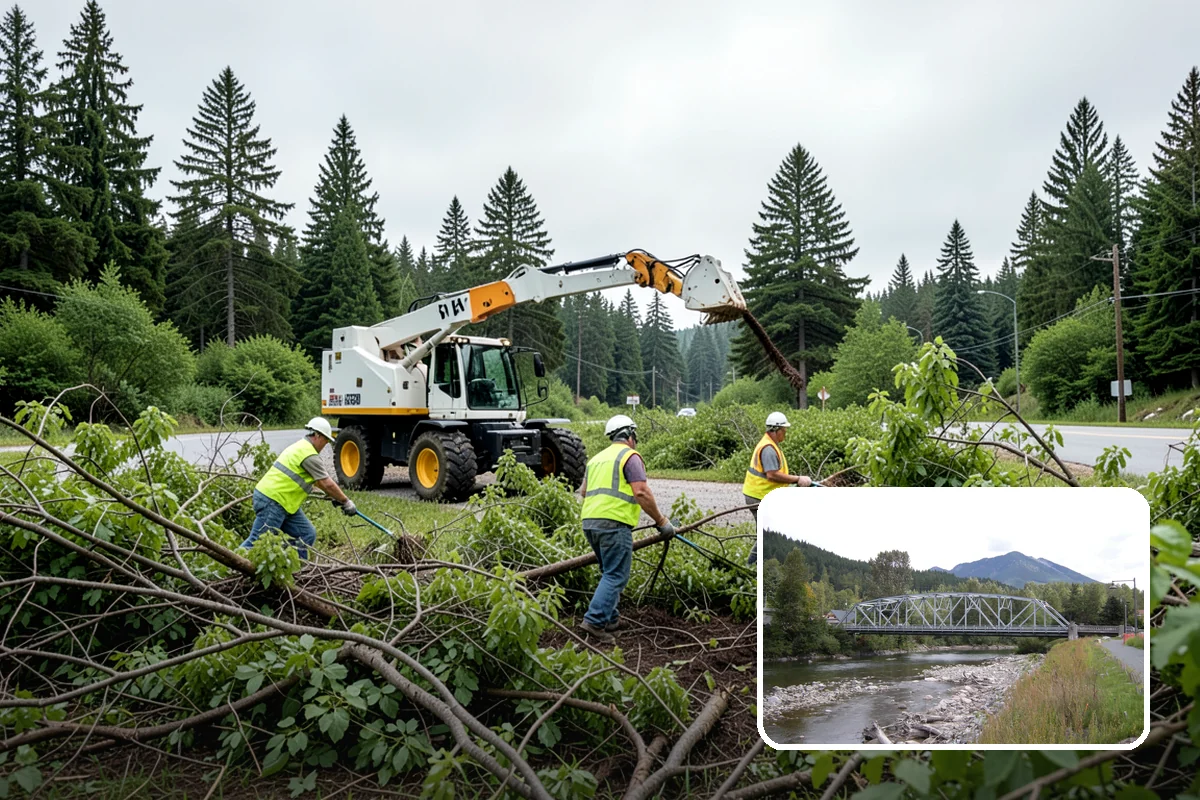 Right-of-Way Maintenance in Skykomish, King County, WA - Improved roadside safety and driver visibility